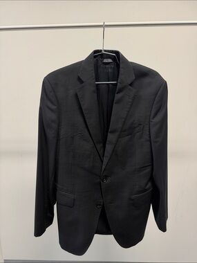 Saks Fifth Avenue Black Men's Two-Button Blazer